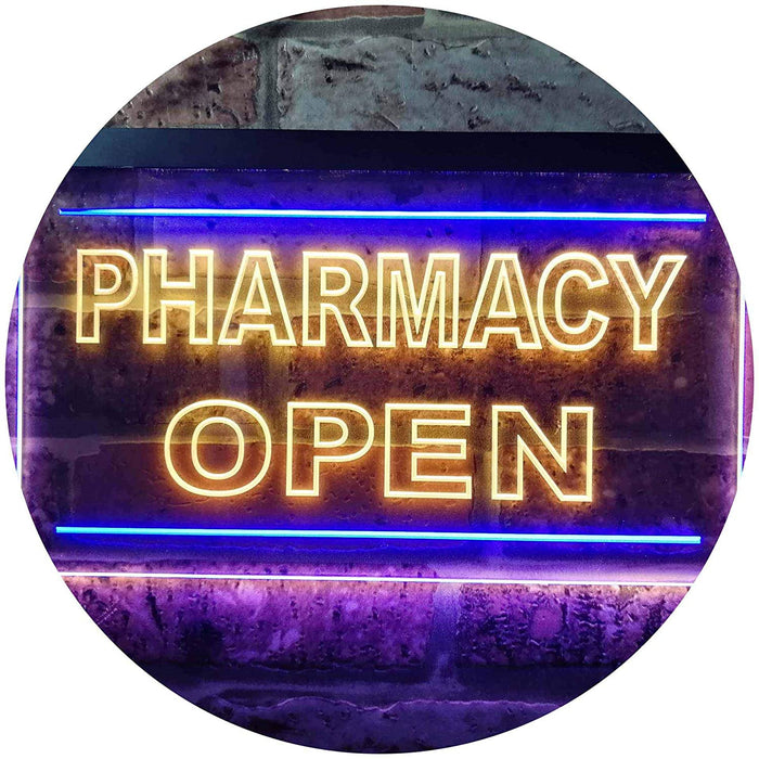 Pharmacy Open Shop LED Light Sign - Way Up Gifts