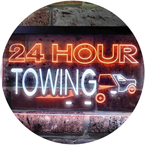 24 Hour Towing LED Light Sign - Way Up Gifts