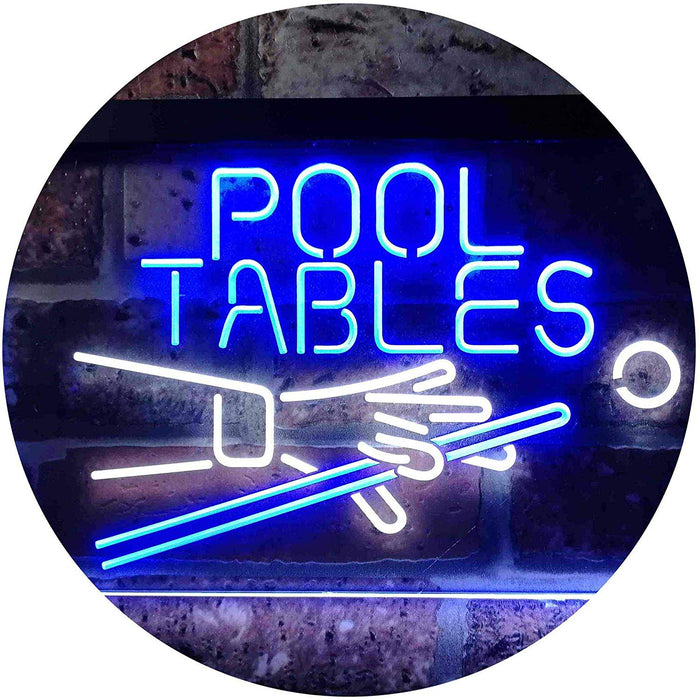 Billiards Pool Tables LED Light Sign - Way Up Gifts