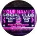 Personalized Social Club LED Light Sign - Way Up Gifts
