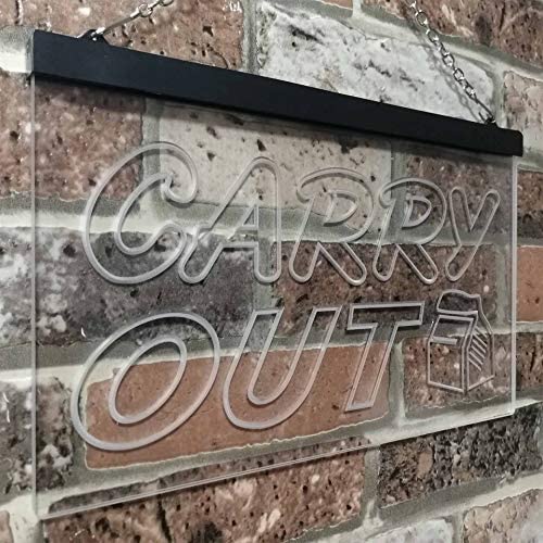 Food to Go Carry Out LED Light Sign - Way Up Gifts