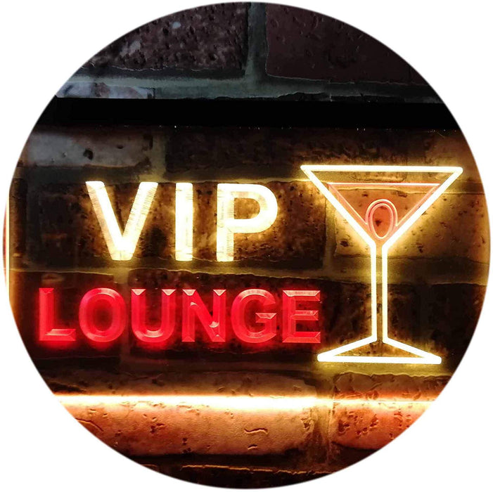 Cocktails VIP Lounge LED Light Sign - Way Up Gifts