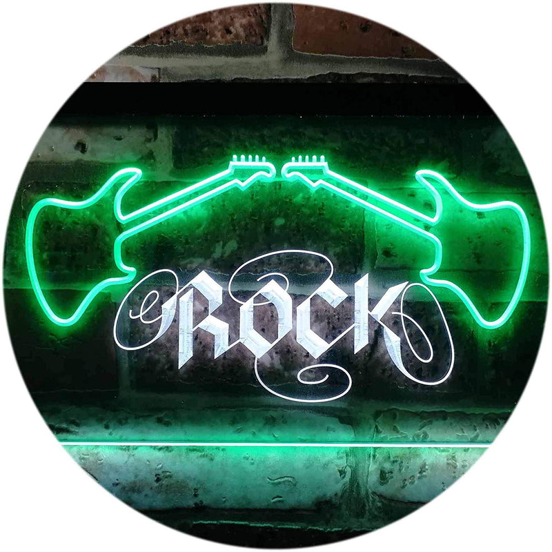 Guitars Rock Music LED Light Sign - LED Gift Works