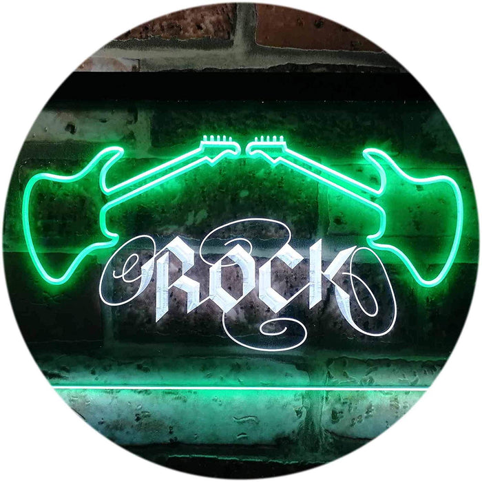 Guitars Rock Music LED Light Sign - Way Up Gifts