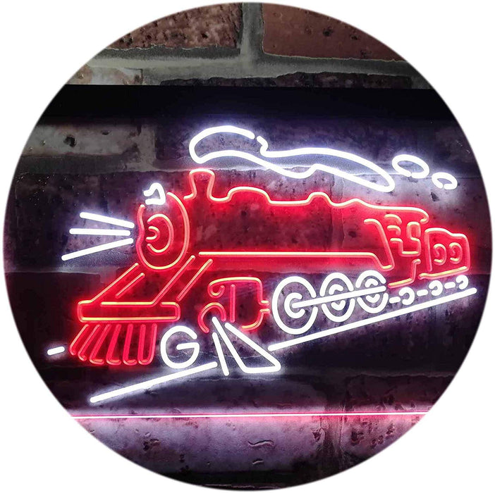 Kids Room Decor Train LED Light Sign - Way Up Gifts