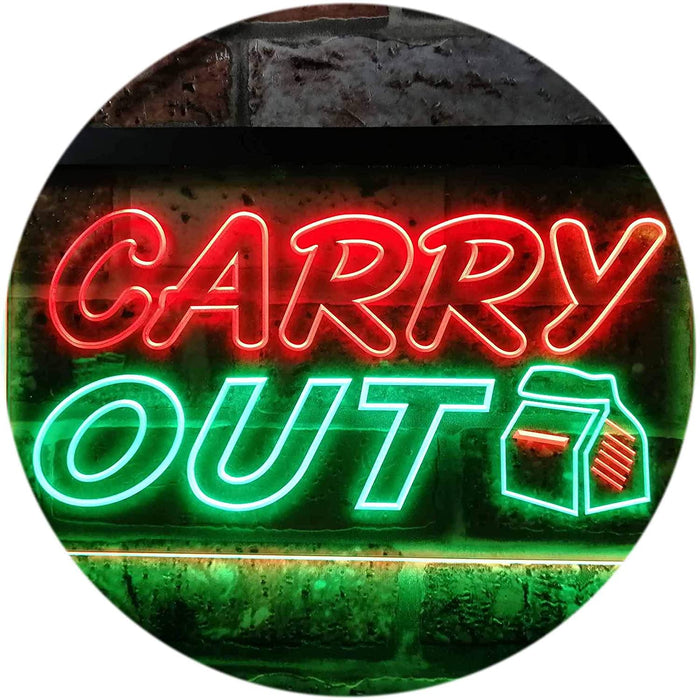 Food to Go Carry Out LED Light Sign - Way Up Gifts