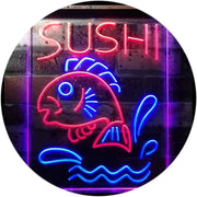 Fish Sushi LED Light Sign - LED Gift Works