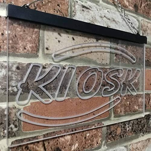 News Stand Ticket Booth Kiosk LED Light Sign - LED Gift Works