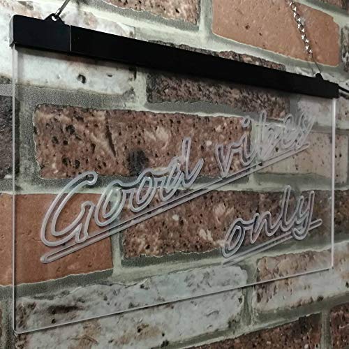 Good Vibes Only LED Light Sign - LED Gift Works
