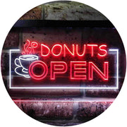 Donuts Open LED Light Sign - LED Gift Works