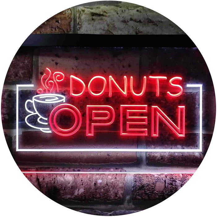 Donuts Open LED Light Sign - Way Up Gifts