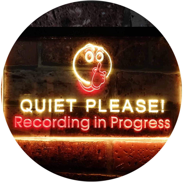 On Air Quiet Please Recording in Progress LED Light Sign - Way Up Gifts