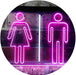 Men Women Bathroom Restroom LED Light Sign - Way Up Gifts