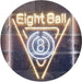 Eight Ball Pool Billiards LED Light Sign - Way Up Gifts