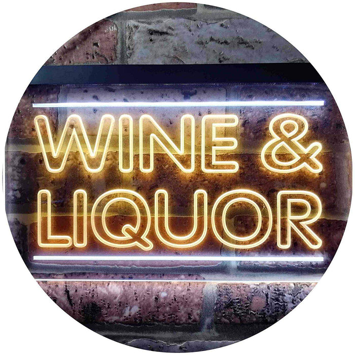 Wine Liquor LED Light Sign - Way Up Gifts