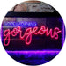 Girlfriend Gift Good Morning Gorgeous LED Light Sign - Way Up Gifts