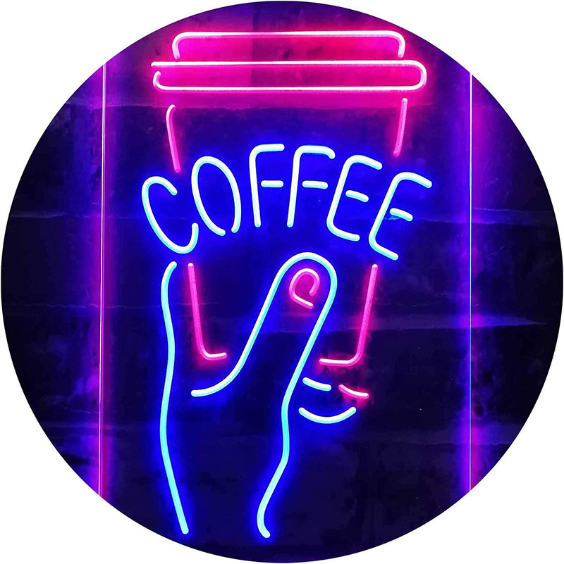 Coffee Cup To Go LED Light Sign - LED Gift Works