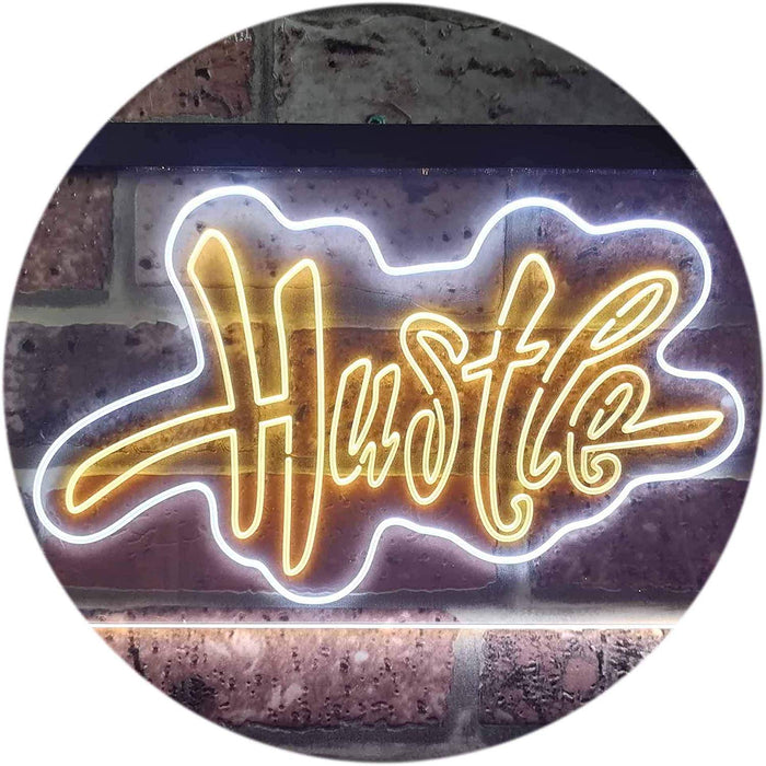 Graffiti Hustle LED Light Sign - Way Up Gifts