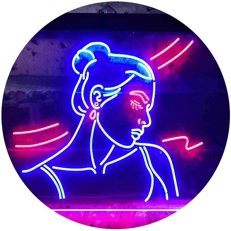 Lady Beauty Salon LED Light Sign - LED Gift Works