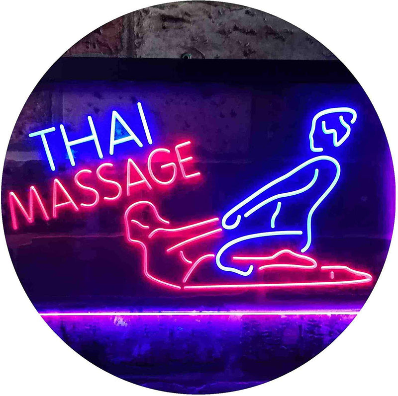 Thai Massage LED Light Sign - LED Gift Works