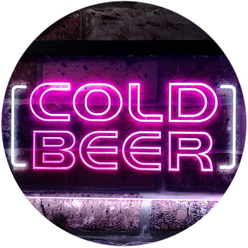 Cold Beer LED Light Sign - LED Gift Works
