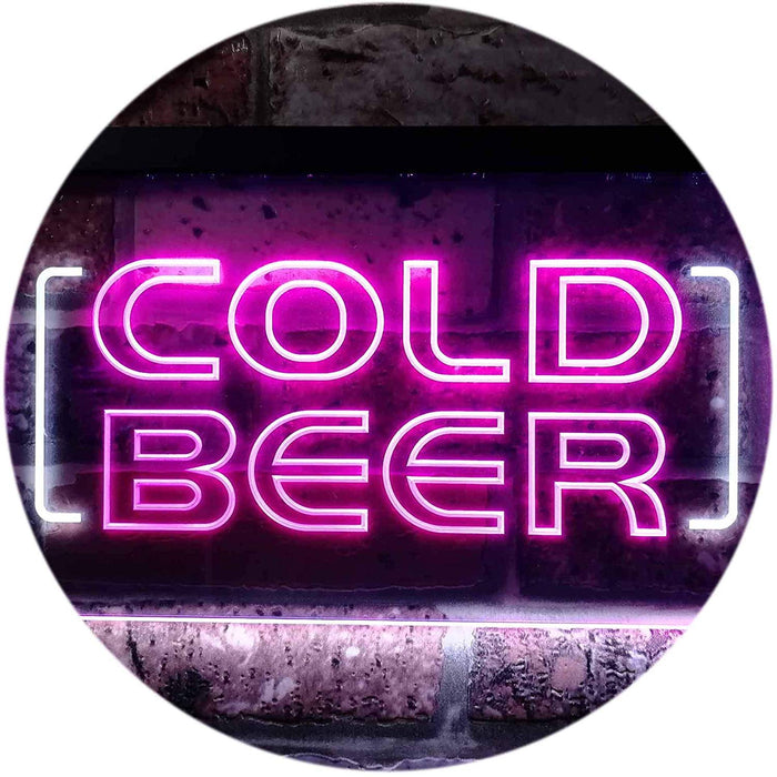 Cold Beer LED Light Sign - Way Up Gifts
