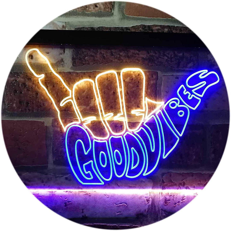Good Vibes LED Light Sign - LED Gift Works