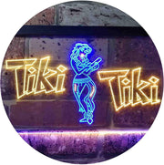 Hula Dancer Tiki Tiki Bar LED Light Sign - LED Gift Works