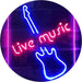 Guitar Live Music LED Light Sign - Way Up Gifts