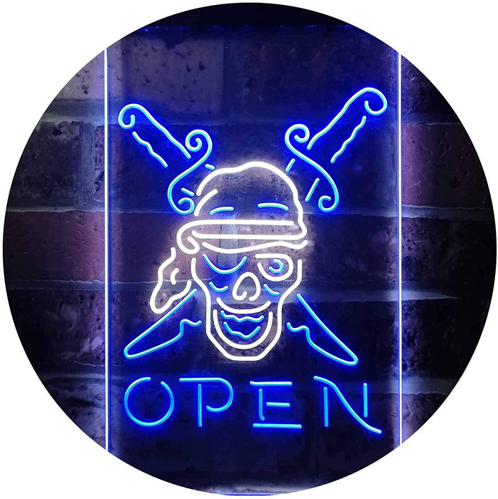 Beach Shop Pirate Open LED Light Sign - Way Up Gifts