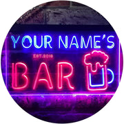 Personalized Beer Mug Bar LED Light Sign - LED Gift Works