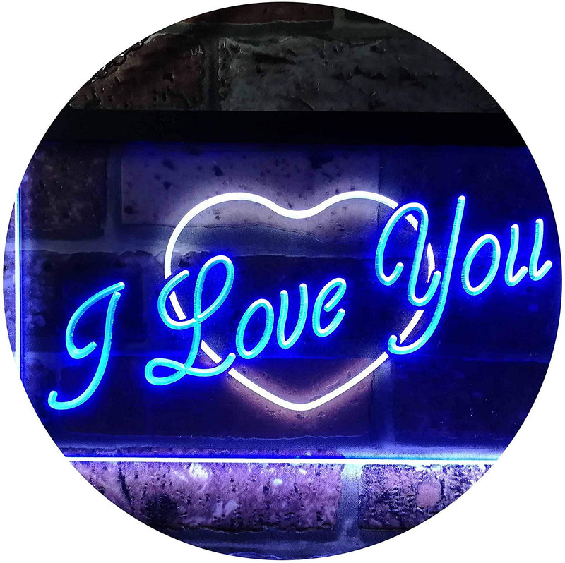 Heart I Love You LED Light Sign - LED Gift Works