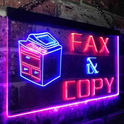 Fax Copy LED Light Sign - LED Gift Works