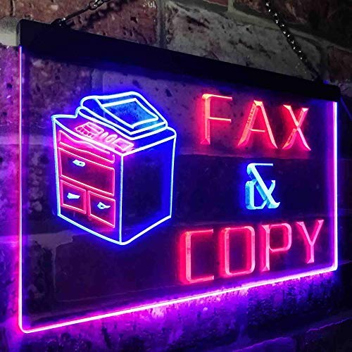 Fax Copy LED Light Sign - LED Gift Works
