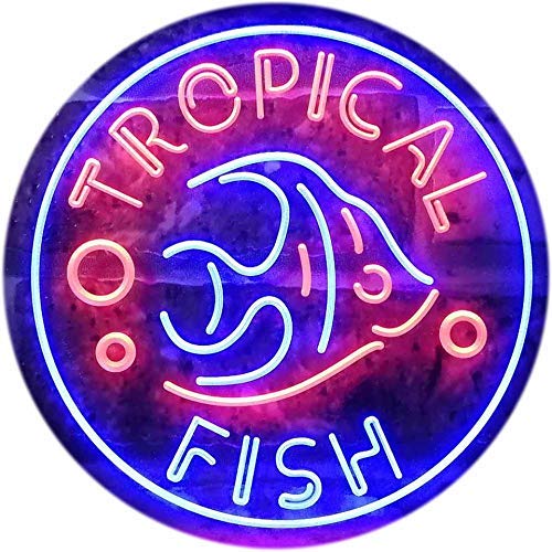 Pet Store Tropical Fish LED Light Sign - Way Up Gifts