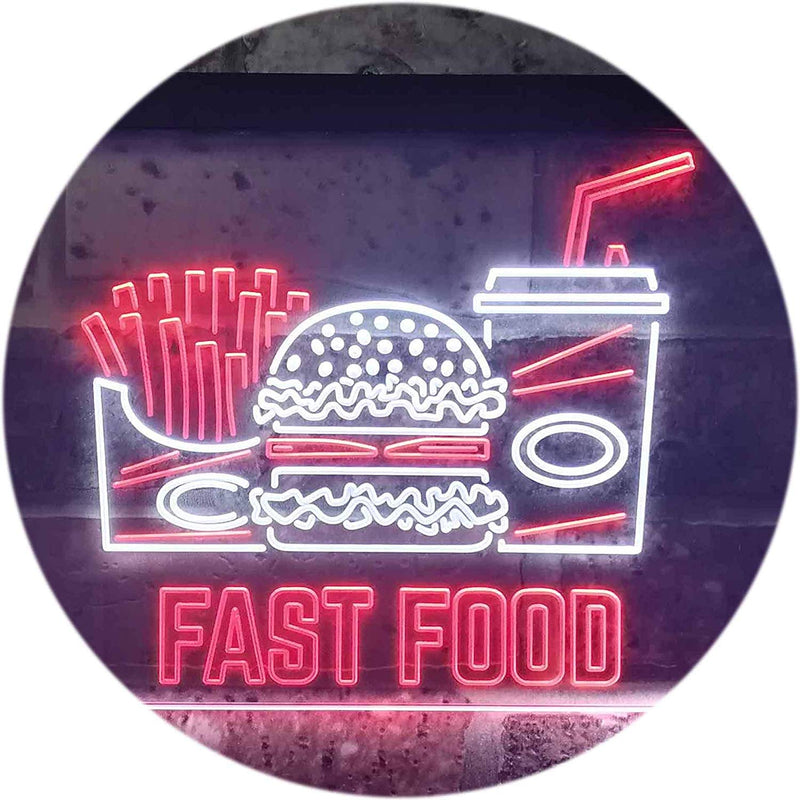 Fast Food LED Light Sign - LED Gift Works