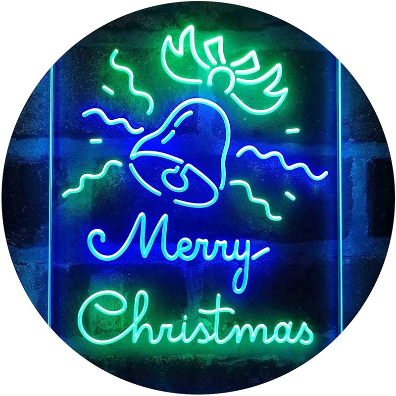 Merry Christmas Bell Decoration LED Light Sign - LED Gift Works
