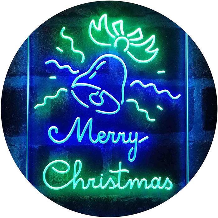 Merry Christmas Bell Decoration LED Light Sign - Way Up Gifts