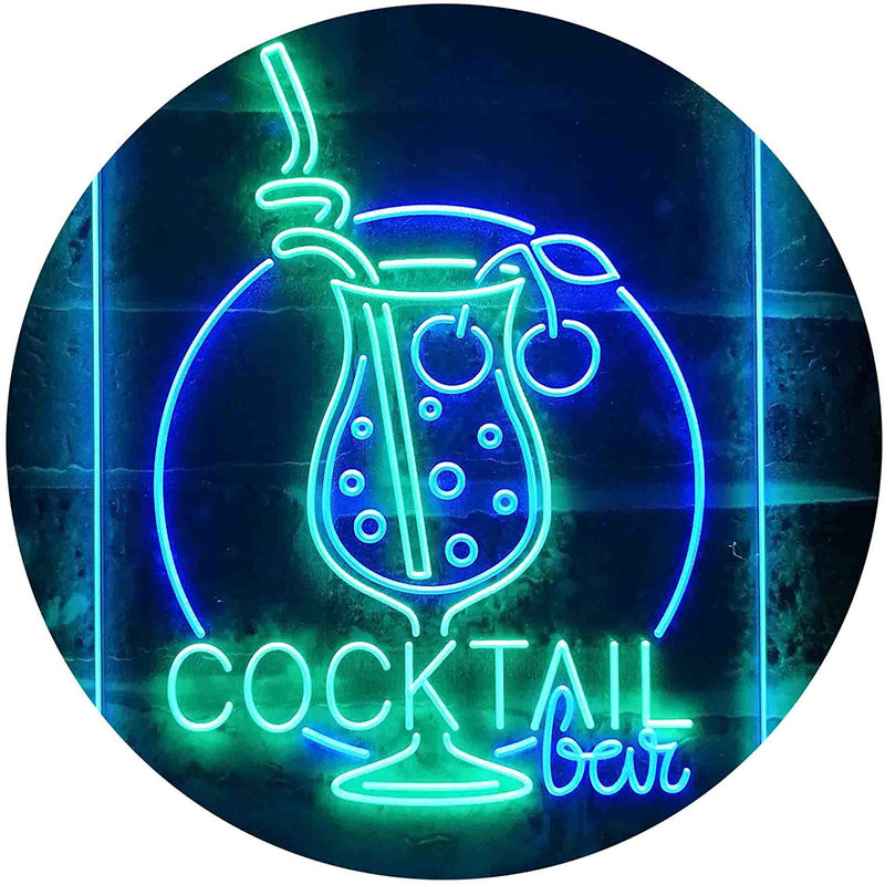 Cocktail Bar LED Light Sign - LED Gift Works