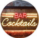 Bar Cocktails LED Light Sign - Way Up Gifts