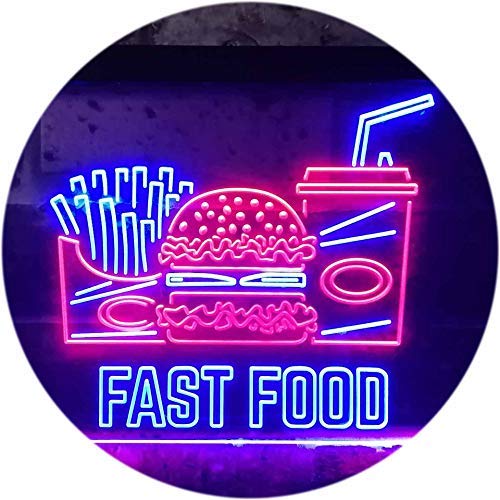 Fast Food LED Light Sign - LED Gift Works