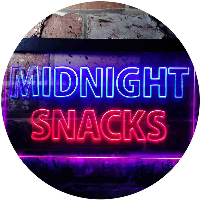 Midnight Snacks LED Light Sign - LED Gift Works