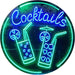 Cocktails LED Light Sign - Way Up Gifts