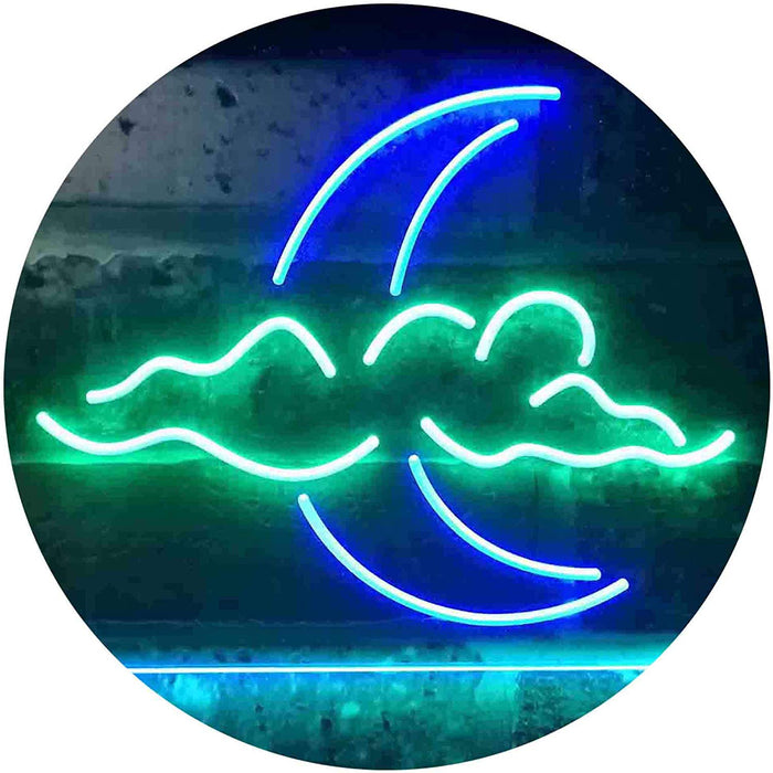 Cloud Moon LED Light Sign - Way Up Gifts