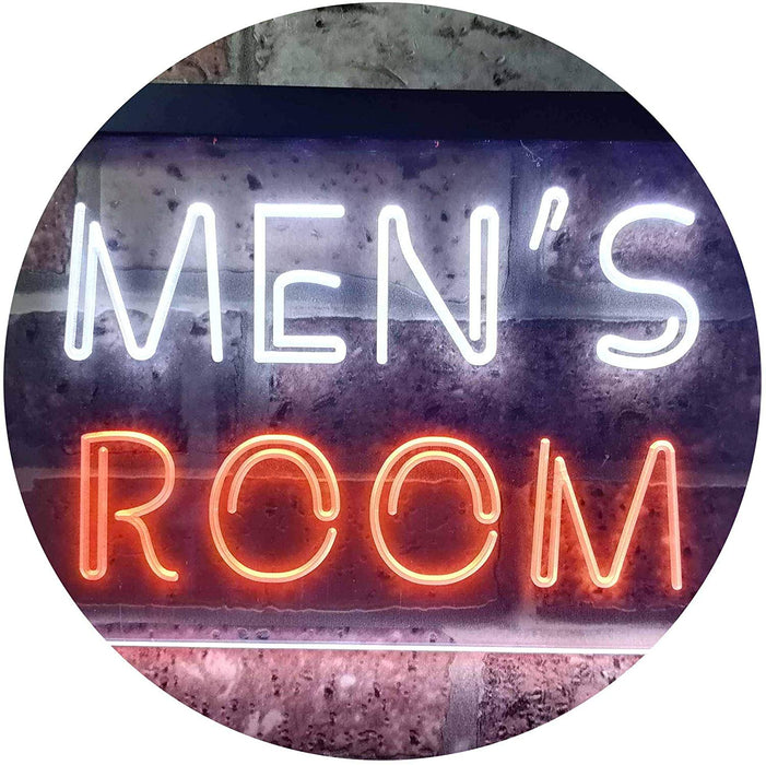 Bathroom Restroom Men's Room LED Light Sign - Way Up Gifts