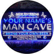 Personalized Sports Basketball Theme Man Cave LED Light Sign - LED Gift Works