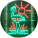 Tropical Decor Flamingo Sun LED Light Sign - Way Up Gifts