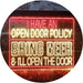 Open Door Policy Bring Beer Open Door LED Light Sign - Way Up Gifts