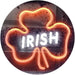 Shamrock Irish LED Light Sign - Way Up Gifts