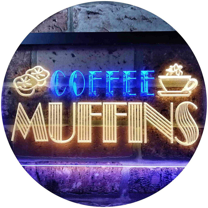 Bakery Coffee Muffins LED Light Sign - Way Up Gifts